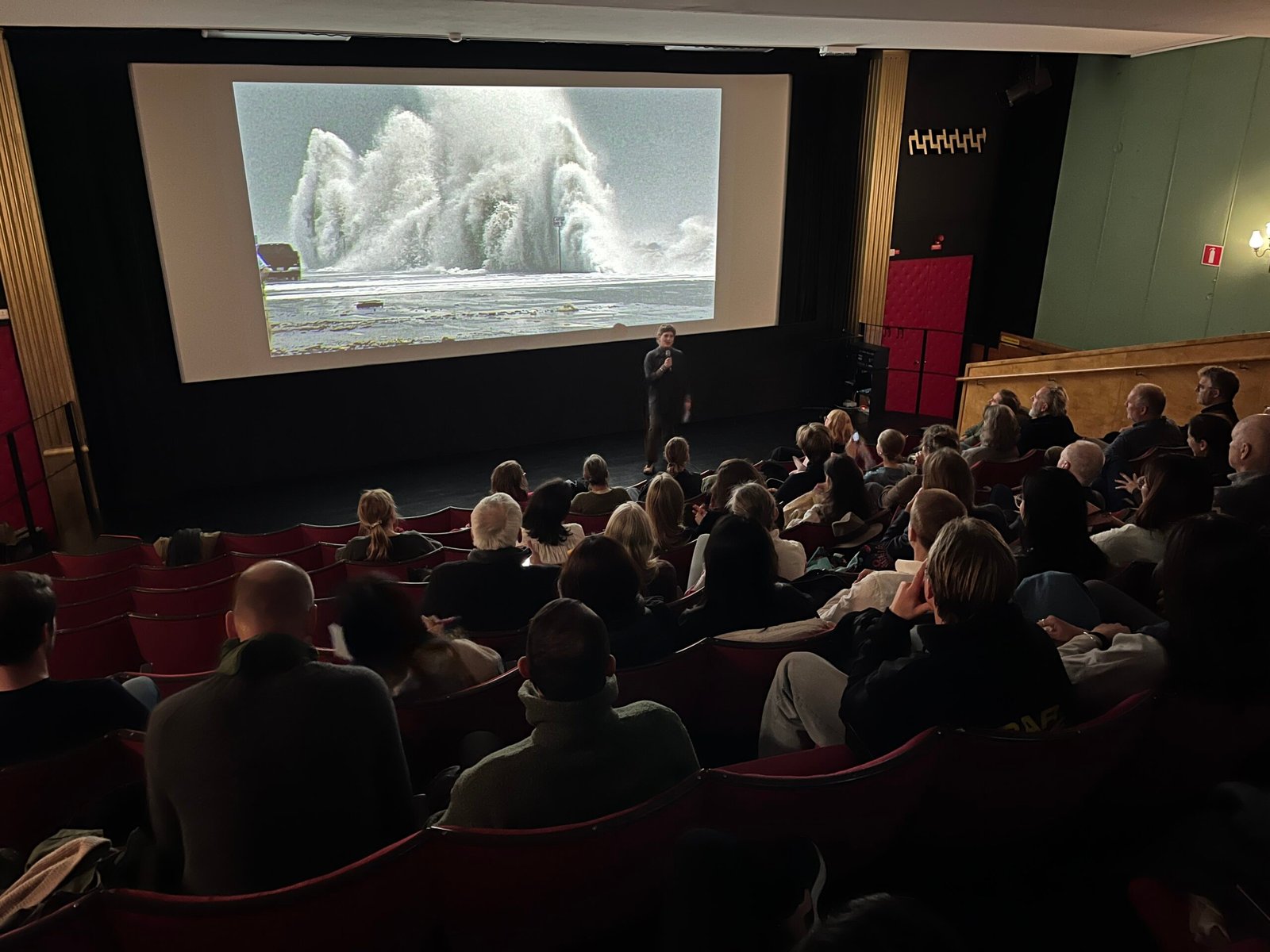 Screening of FIRE NATION by Ina Hagen, Folkets Bio Betty, Visby, 2025. Photo: BAC.